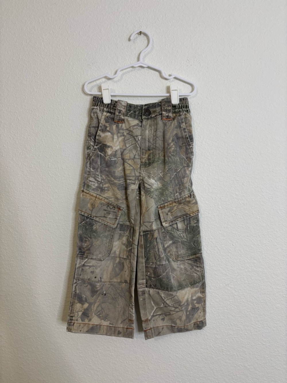 RedHead Boys' Camo Cargo Pants - Green/Gray